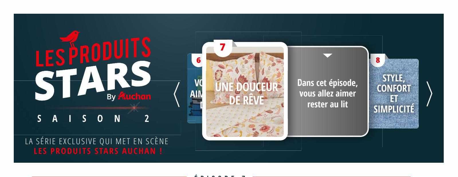 les produits stars by auchan saison 2