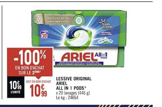 lessive original arie all in 1 pods