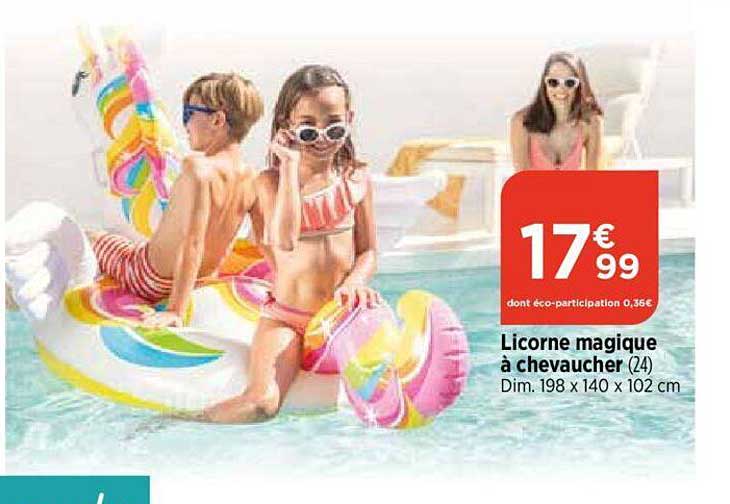 licorne magique à chevaucher