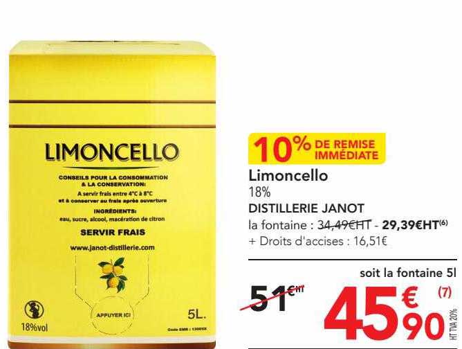 limoncello distillerie janot