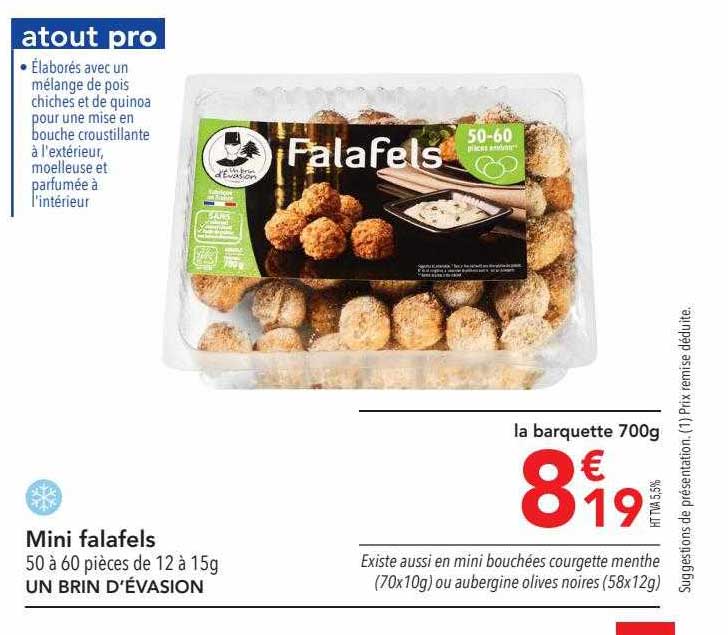 mini falafels un brin d'évasion