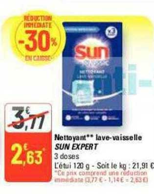 Nettoyant Lave-vaisselle Sun Expert