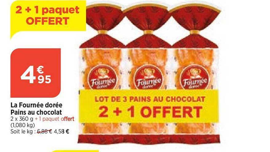 pains au chocolat la fournée dorée