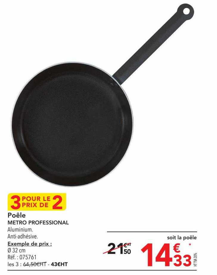 Poêle Metro Professional