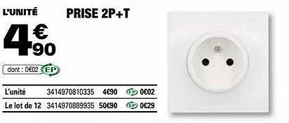 prise 2p+t