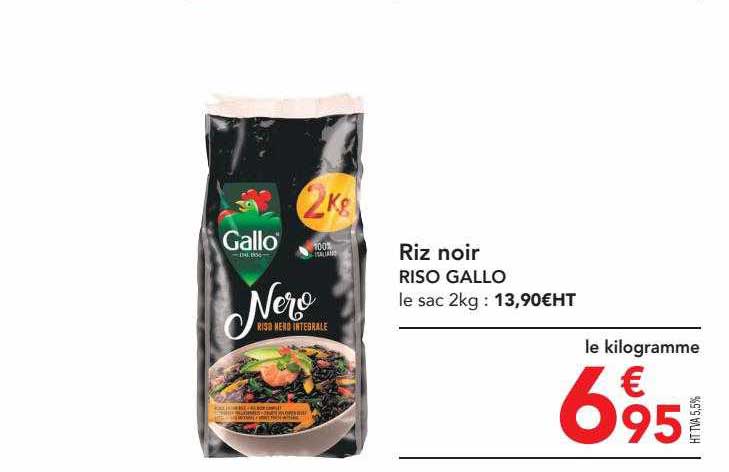 riz noir riso gallo