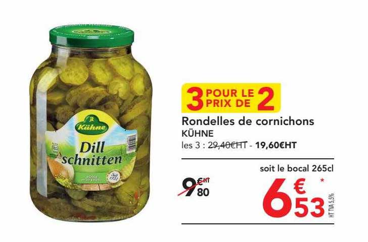 Rondelles De Cornichons Kühne