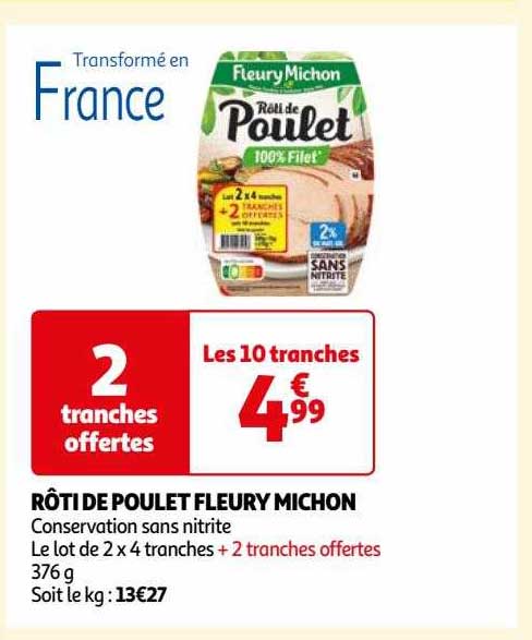 rôti de poulet fleury michon