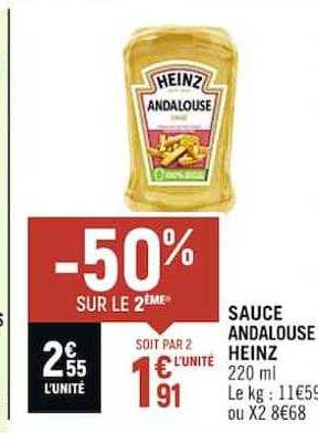 sauce andalouse heinz