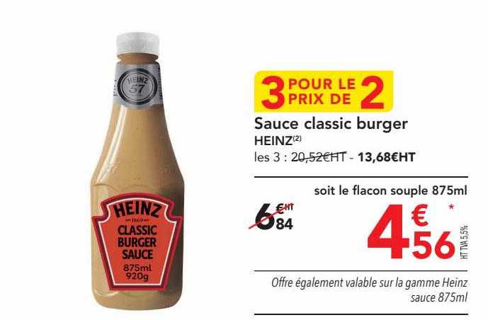 Sauce Classic Burger Heinz