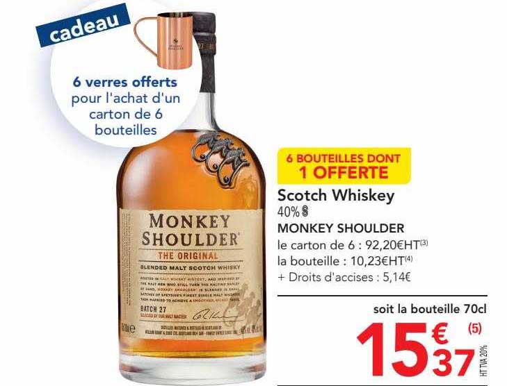 scotch whiskey monkey shoulder