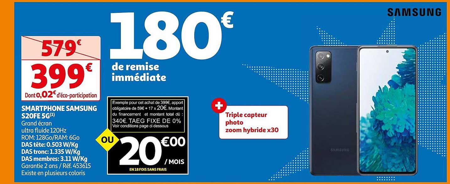 smartphone samsung s20fe 5g