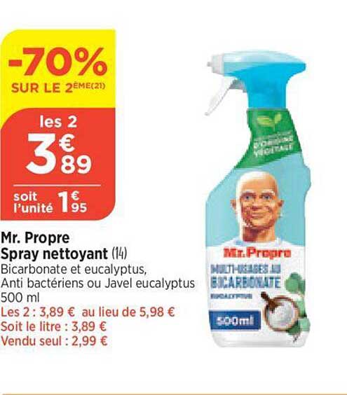 spray nettoyant mr. propre