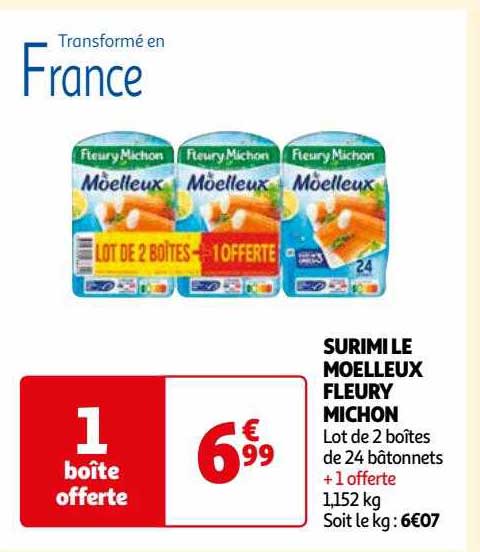surimi le moelleux fleury michon