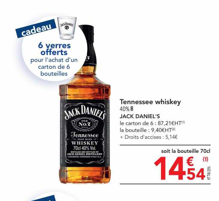 tennessee whiskey jack daniel's