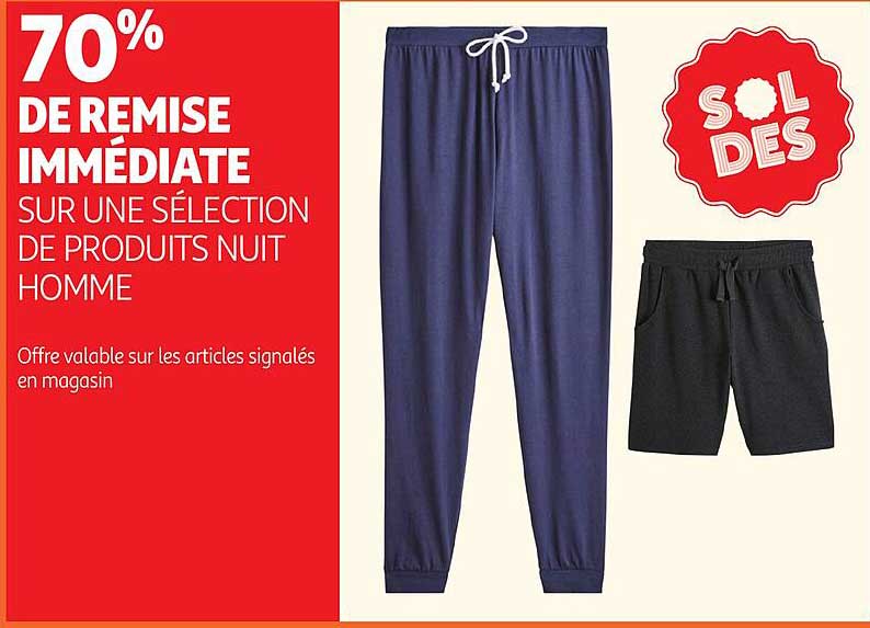 70% DE REMISE IMMÉDIATE