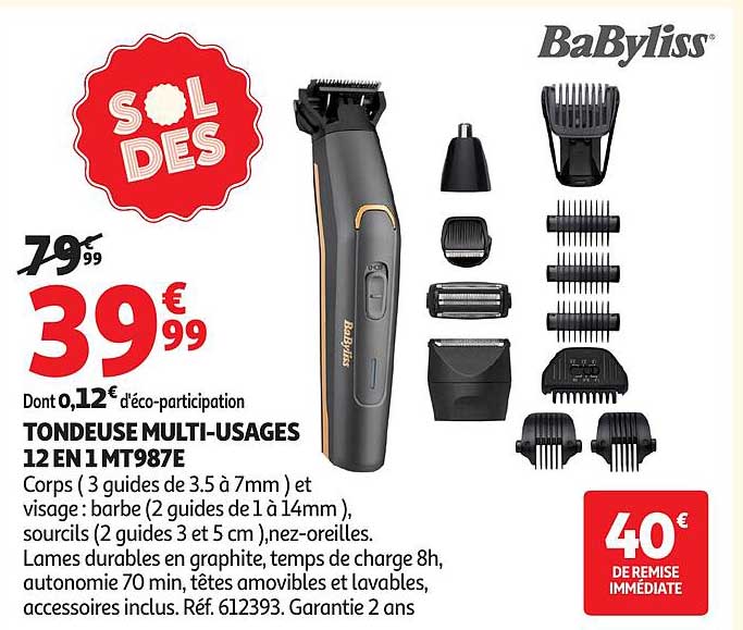 BaByliss TONDEUSE MULTI-USAGES