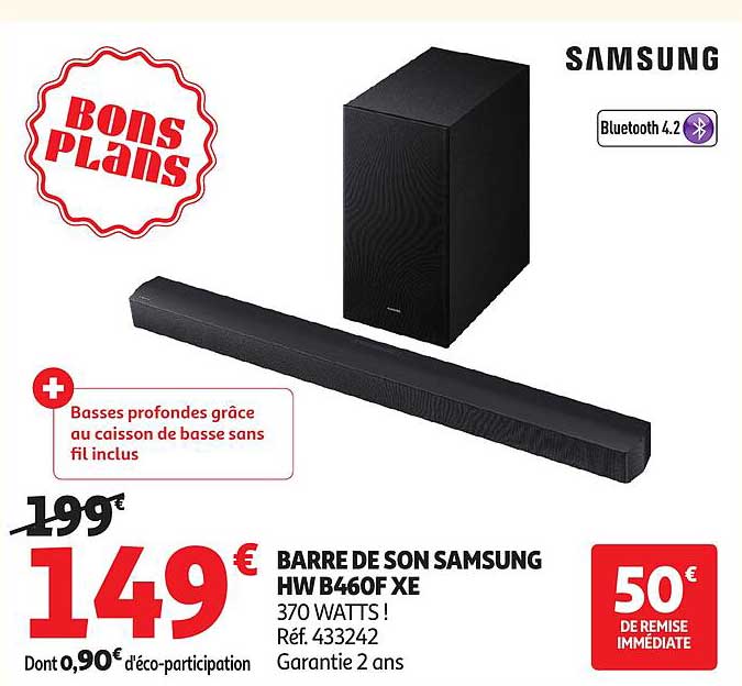 BARRE DE SON SAMSUNG HW-B460F XE