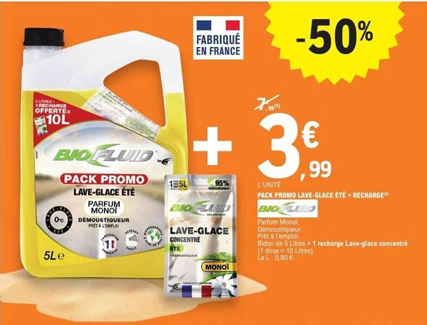 Bio Fluid Lave-Glace Été