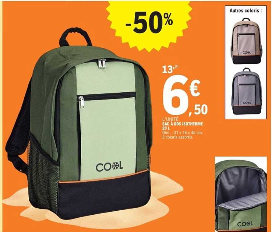 COOL Sac à dos isotherme