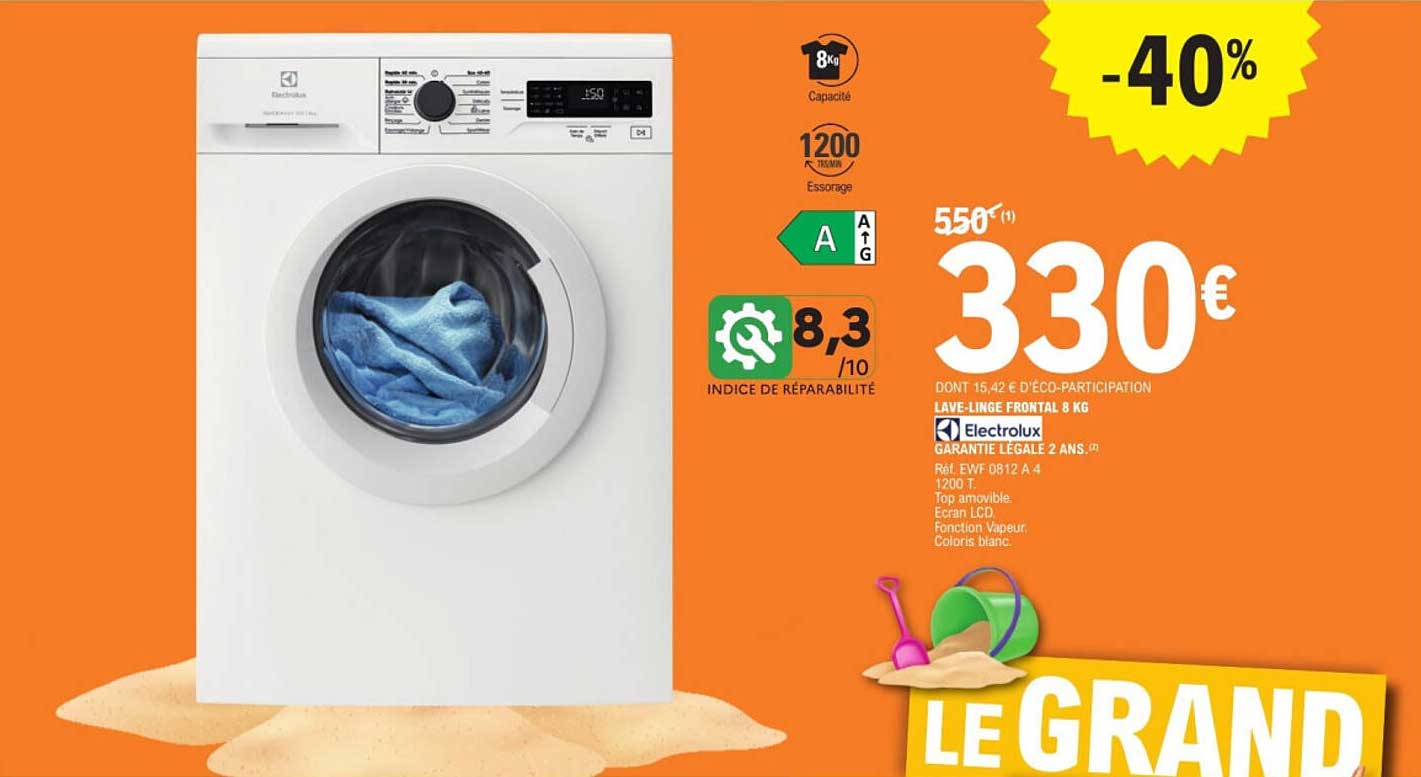 Electrolux lave-linge frontal