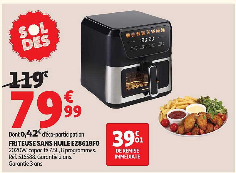 FRITEUSE SANS HUILE EZ8618F0