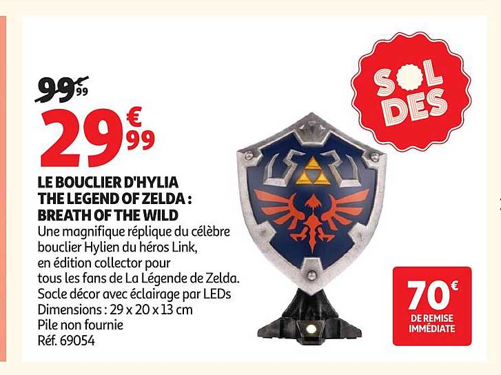 LE BOUCLIER D'HYLIA THE LEGEND OF ZELDA: BREATH OF THE WILD