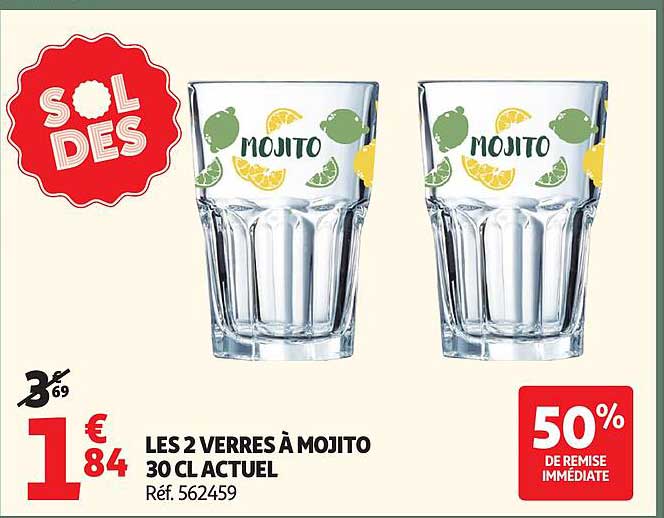 LES 2 VERRES À MOJITO
