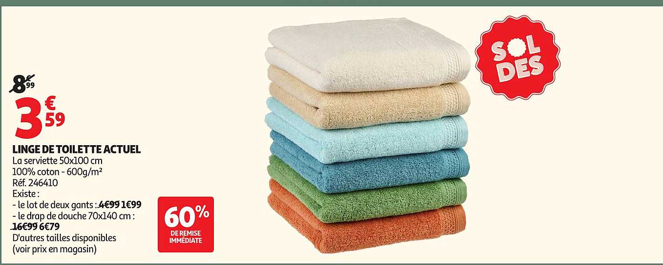 LINGE DE TOILETTE ACTUEL