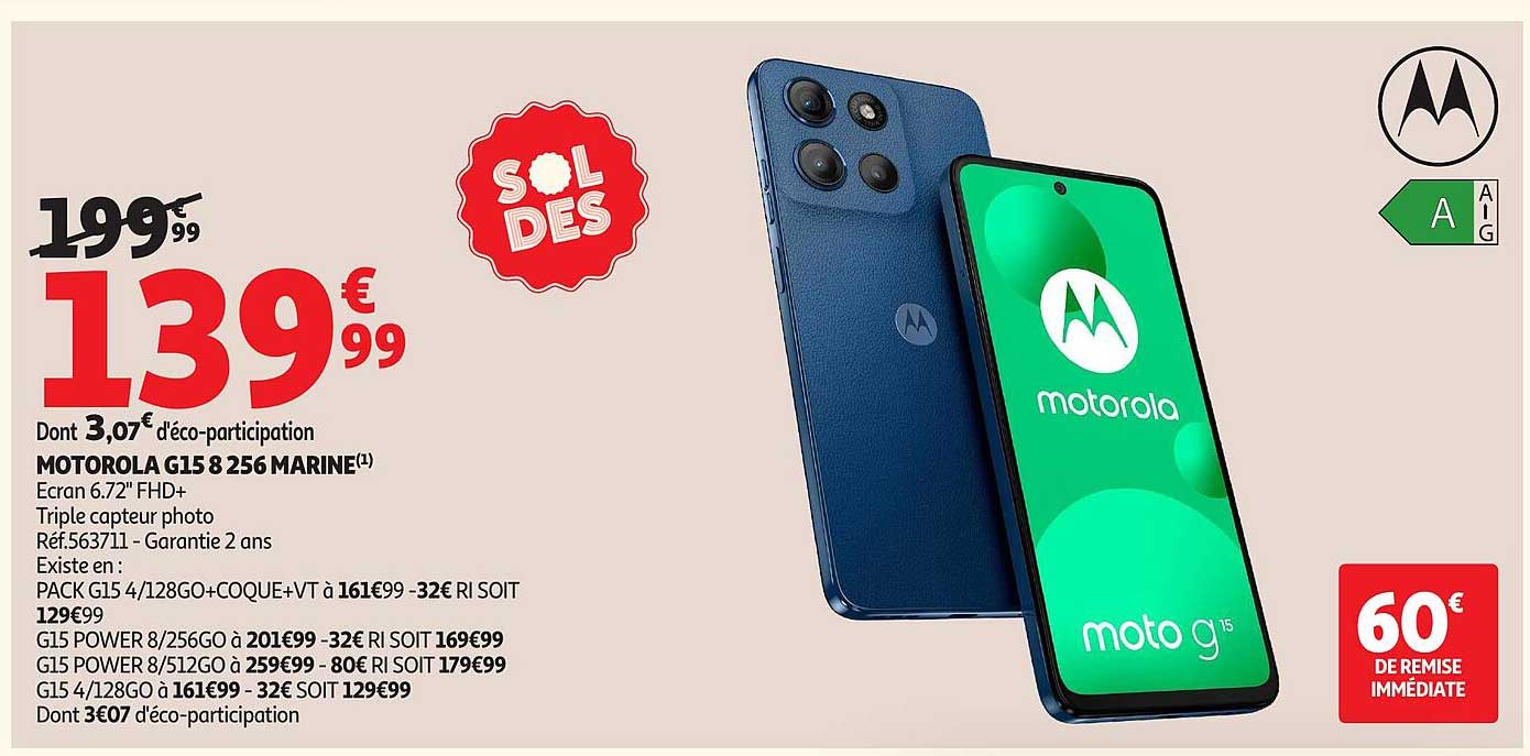 MOTOROLA G15 8 256 MARINE