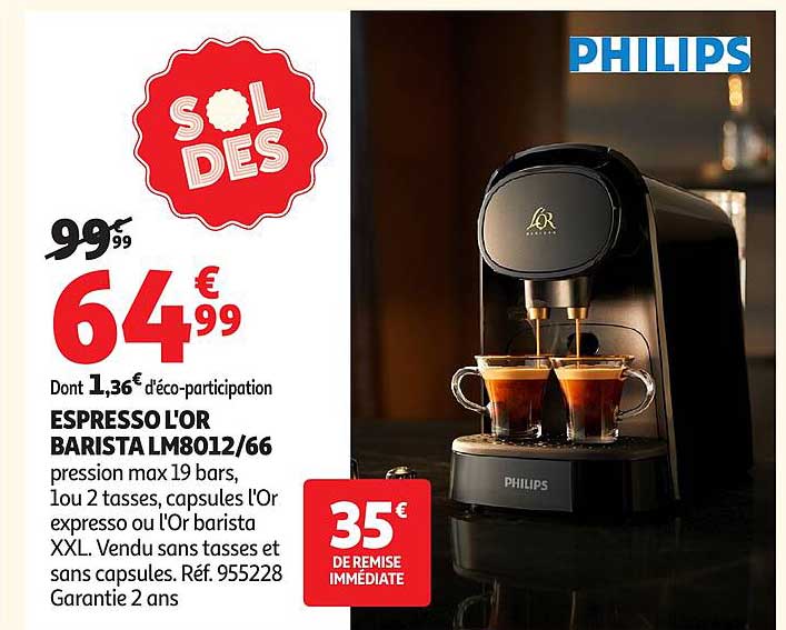 PHILIPS ESPRESSO L'OR BARISTA LM8012/66