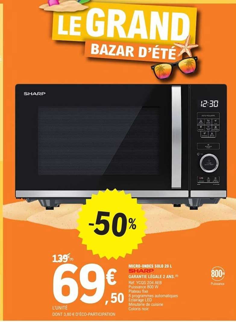 Sharp Micro-ondes Solo 20 L