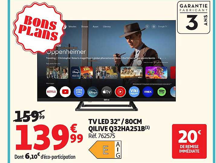 TV LED 32" / 80CM QILIVE Q32HA251B