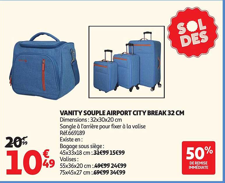VANITY SOUPLE AIRPORT CITY BREAK 32 CM