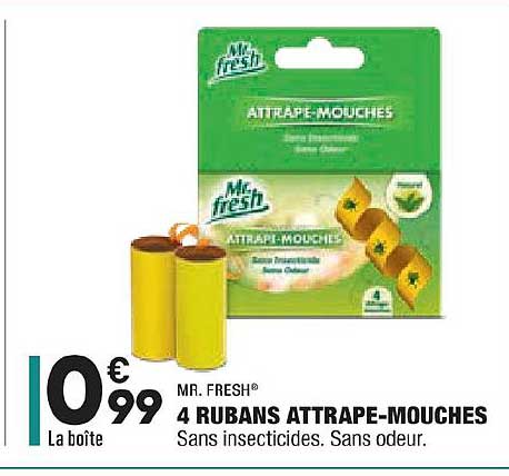 4 rubans attrape mouches mr. fresh