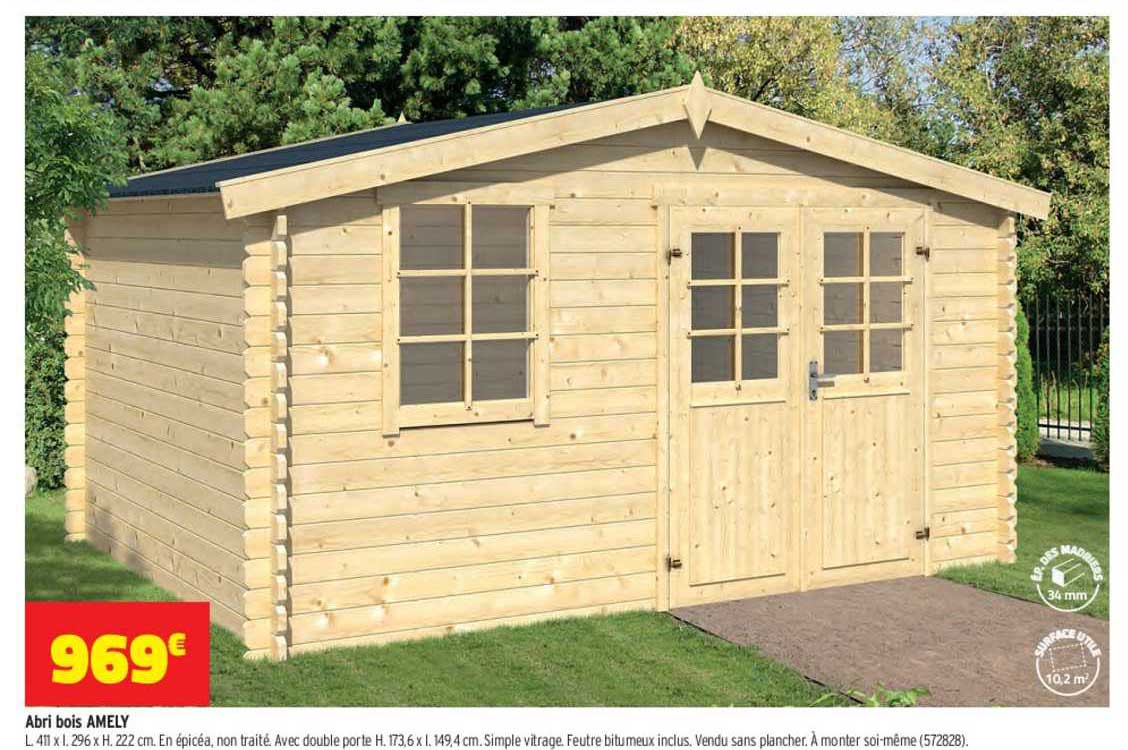 abri bois amely