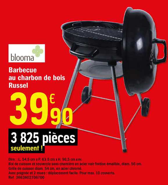 Barbecue Au Charbon De Bois Russel Blooma