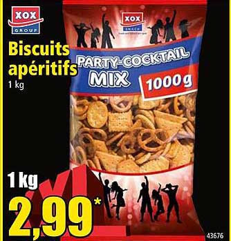 biscuits apéritifs xox group