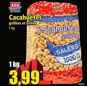 cacahuètes xox group