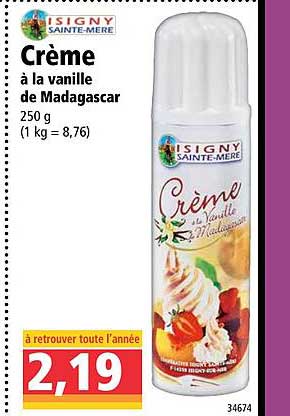 Crème Isigny Sainte Mère