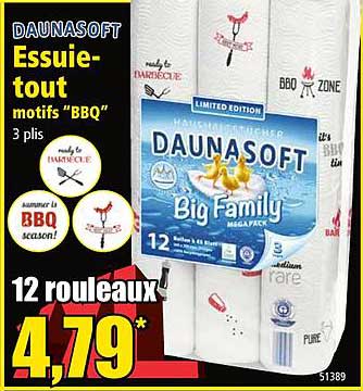 essuie tout motifs bbq daunasoft