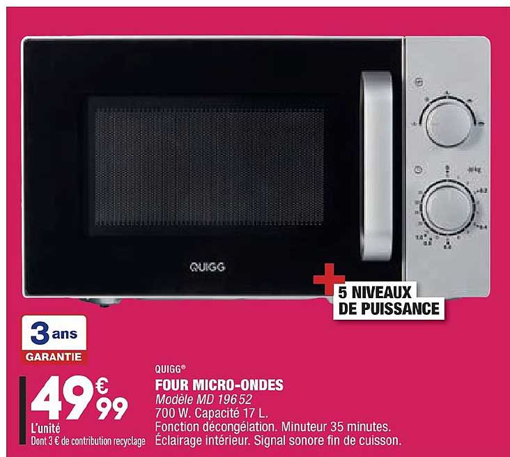 four micro ondes quigg