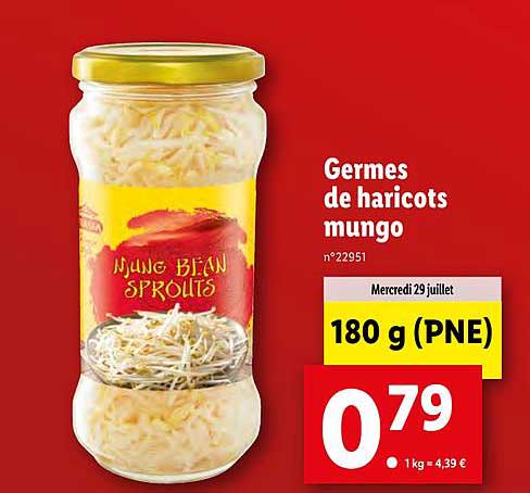 germes de haricots mungo
