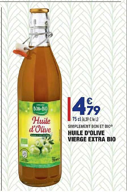 Huile D'olive Vierge Extra Bio Simplement Bon Et Bio