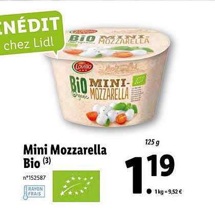 Mini Mozzarella Bio