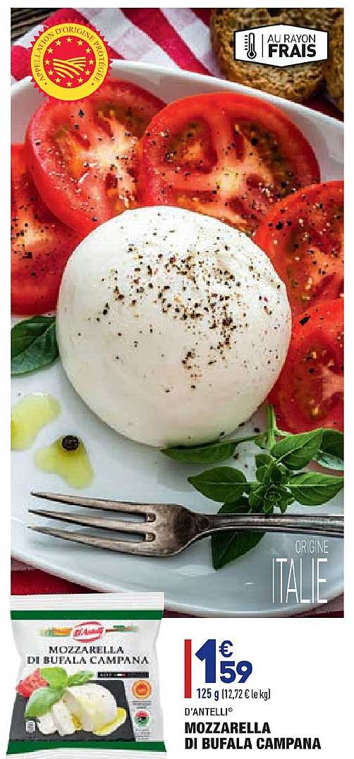 Mozzarella Di Bufala Campana D'antelli