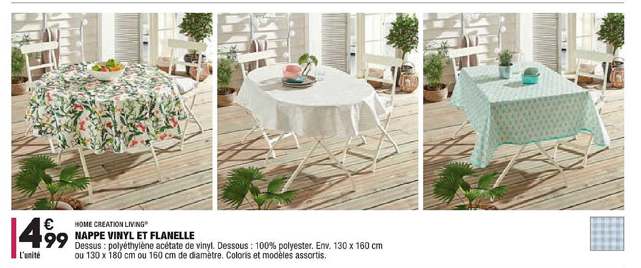 nappe vinyl et flanelle home creation living