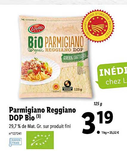 Parmigiano Reggiano Dop Bio