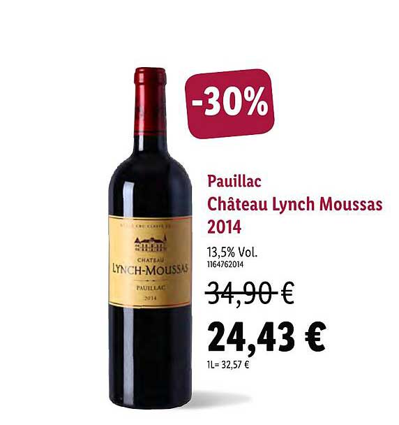 pauillac château lynch moussas 2014