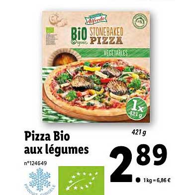 Pizza Bio Aux Légumes